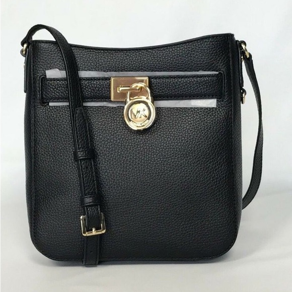 Michael Kors black crossbody pebble leather bag - Picture 1 of 4